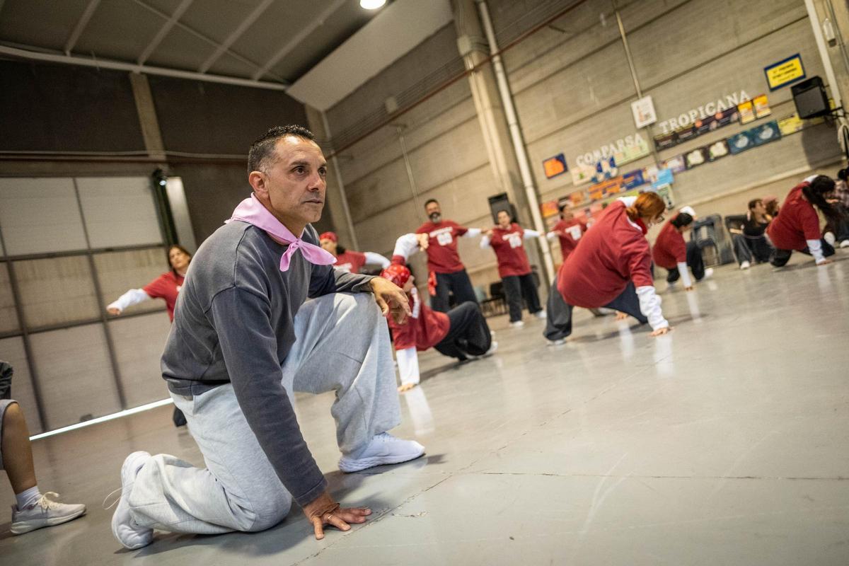 Grupo de danza urbana de mayores