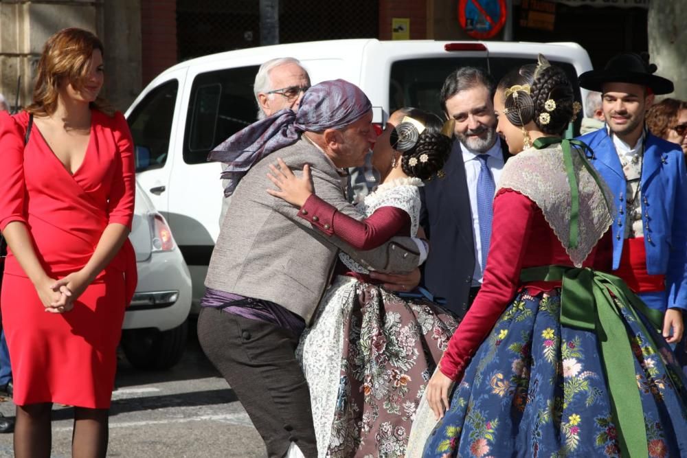 Homenaje a la Senyera de las fallas del Marítimo