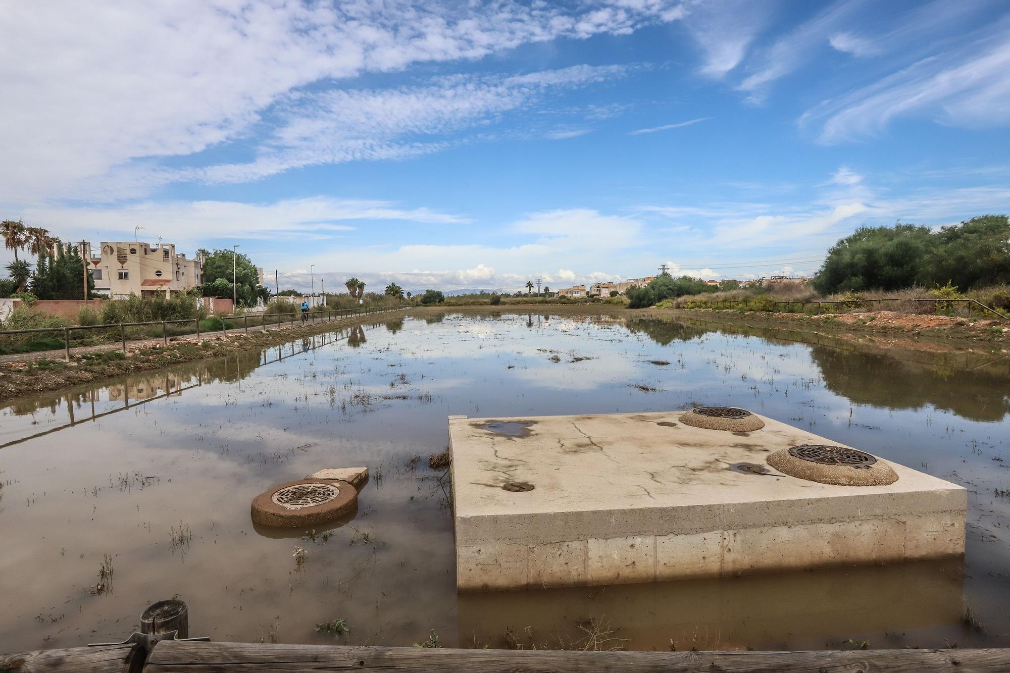 Día derspués de la tromba de agua en Torrevieja