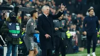 Ancelotti, feliz y contento por el empate en Vallecas