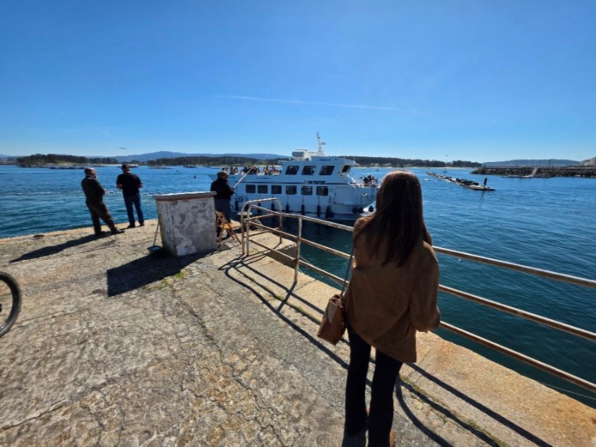 Los catamaranes de O Grove fueron uno de los grandes atractivos del Viernes Santo.