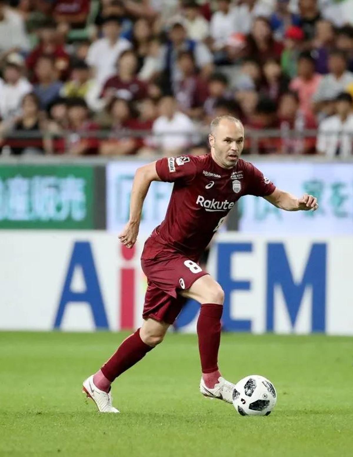 Andrés Iniesta con Vissel Kobe