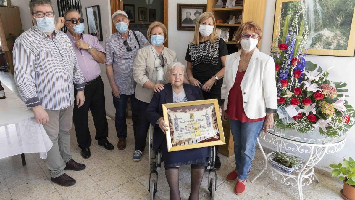 Purificación Garcia Soria, ciento años de vida en Picassent