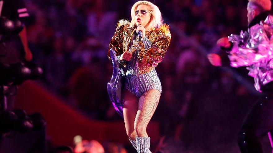 Lady Gaga, durante la última Super Bowl.