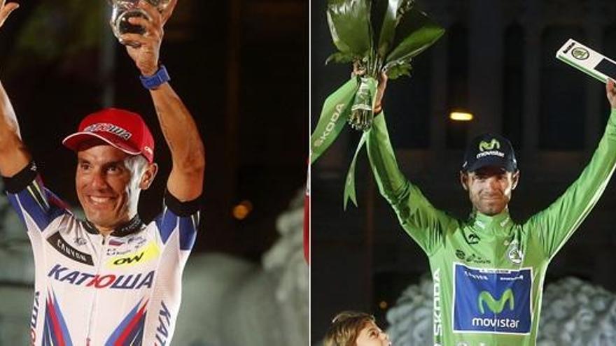 &#039;Purito&#039; Rodríguez y Alejandro Valverde.