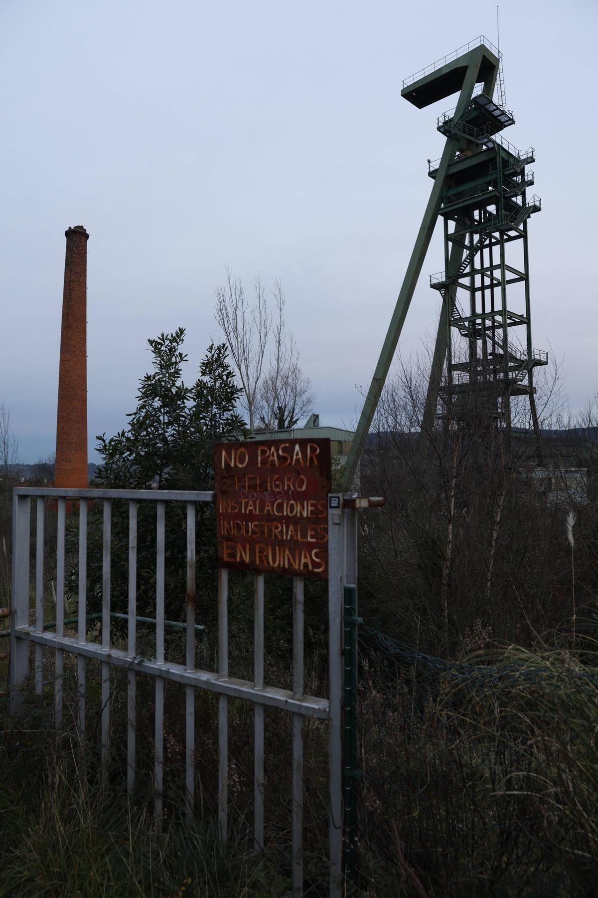 Así están las instalaciones de la mina La Camocha de Gijón (en imágenes)