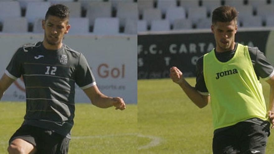 Sergio Jiménez y Ramón Arcas, dos jugadores que tienen un año más de contrato.