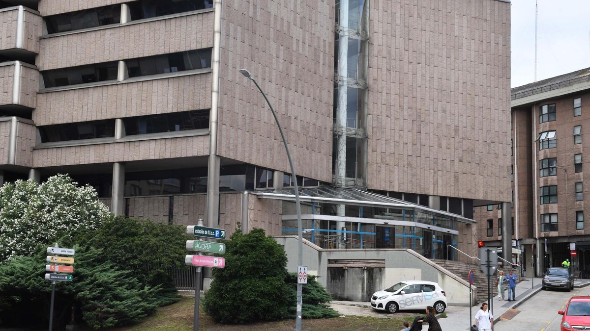 Exterior de los juzgados de la calle Monforte, en A Coruña.