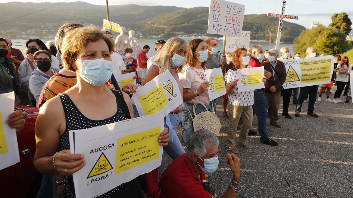 Protestas contra Aucosa.