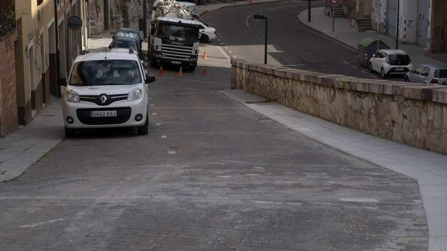 La Cuesta de San Sebastián, después de ser abierta al tráfico.