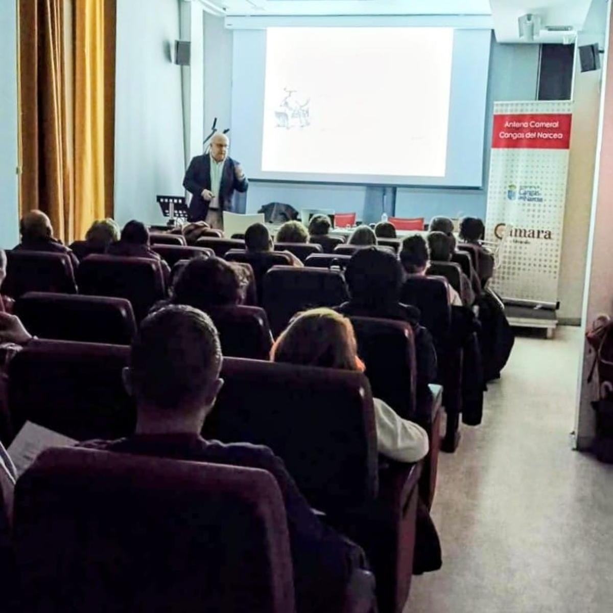 Otra actividad de la Cámara de Comercio en Salas.