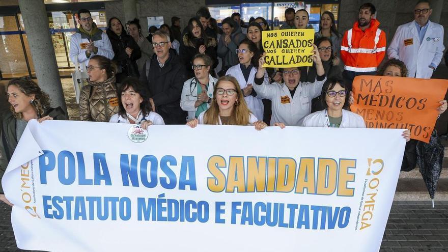 Los médicos empiezan su tercera semana de huelga estatal por el Estatuto Marco