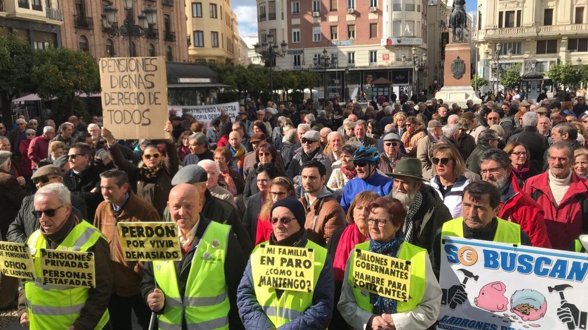 Los mayores cordobeses vuelven a salir a la calle para exigir pensiones justas