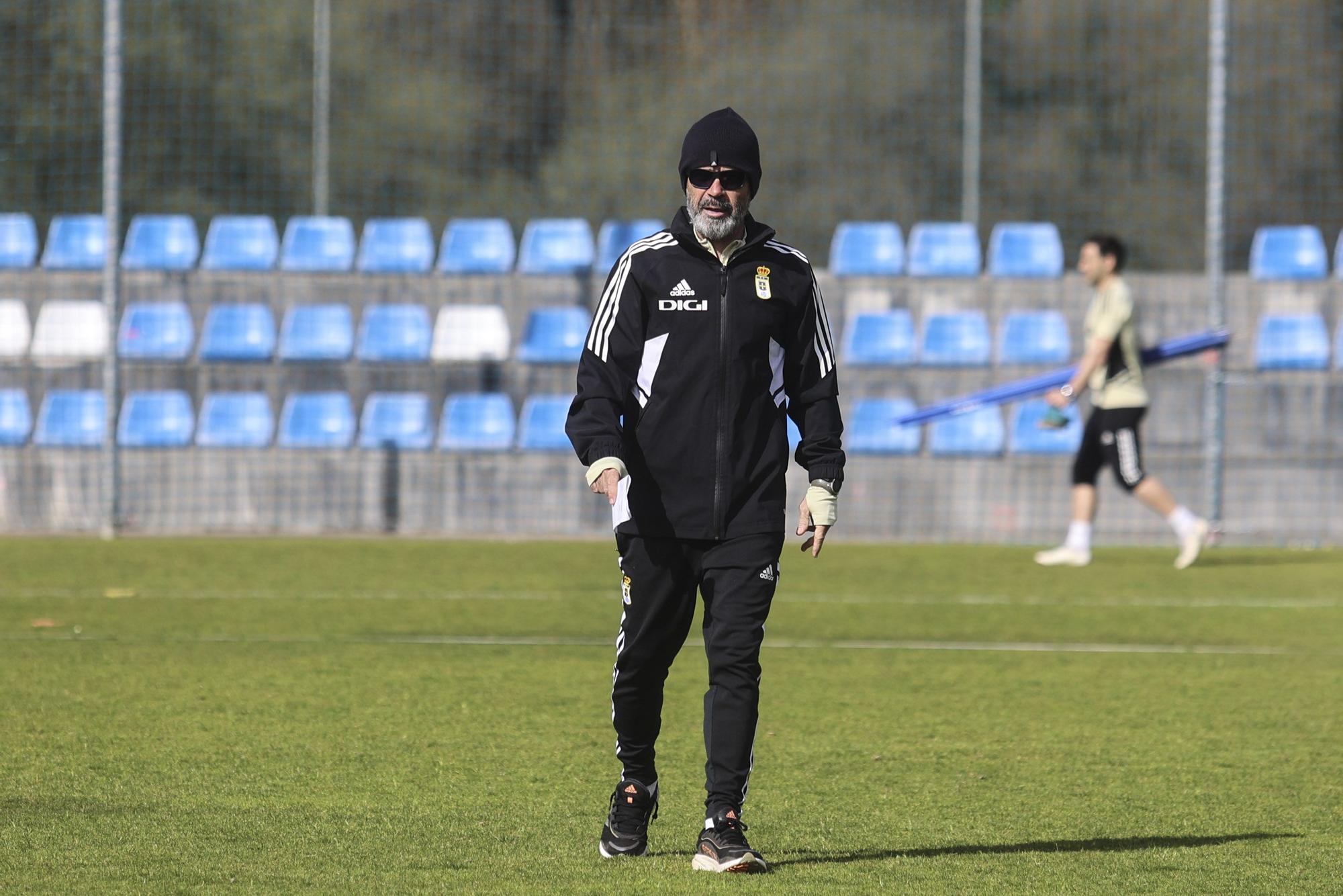 EN IMÁGENES: el entrenamiento del Oviedo