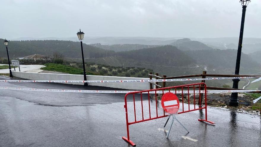 Los temporales provocan un nuevo deslizamiento en la Grieta de Benamejí