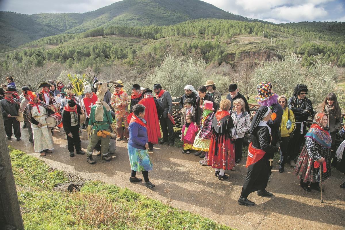 Una estampa tradicional del carnaval 'jurdano'.