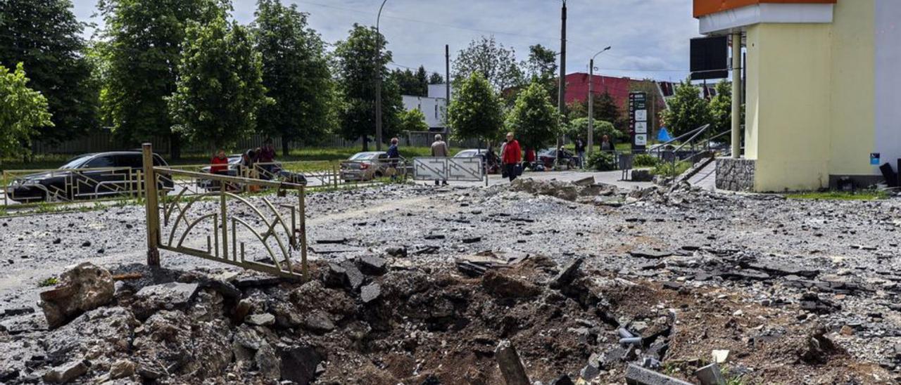 Efectes d’un bombardeig a la ciutat de Karkhiv | REUTERS