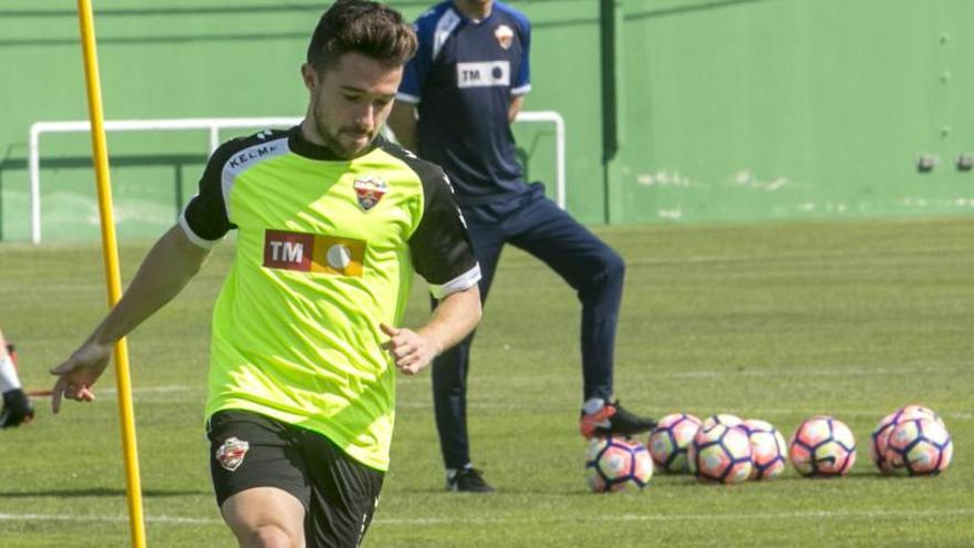 Iriondo, en un entrenamiento.