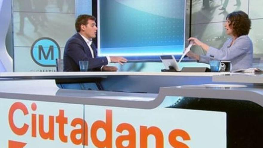 Rivera acusa TV3 de «manipular» i «mentir» en una entrevista a la cadena