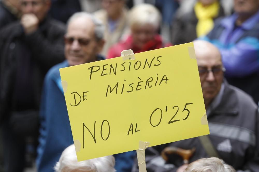 Manifestació a Girona contra el pla de pensions paneuropeus