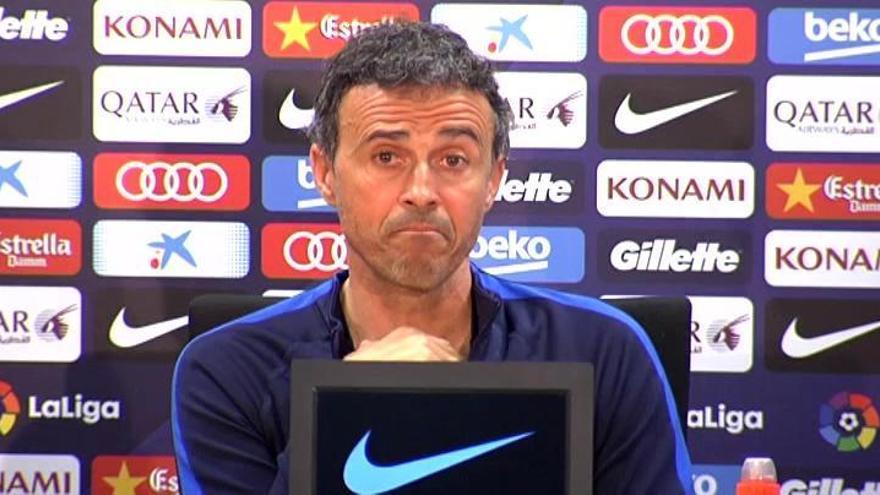 Luis Enrique: "Habría que clonarlo si no hubiera un Gerard Piqué"