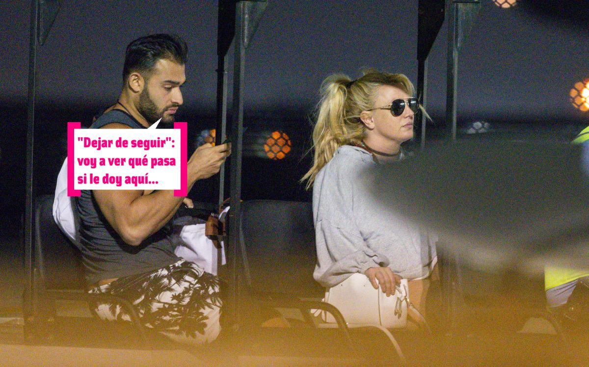Sam Asghari prueba a hacer unfollow a Britney Spears