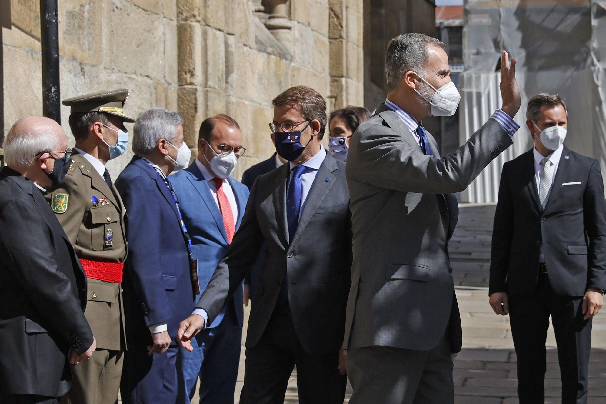 El Rey Felipe VI inaugura el I Congreso Mundial Xacobeo