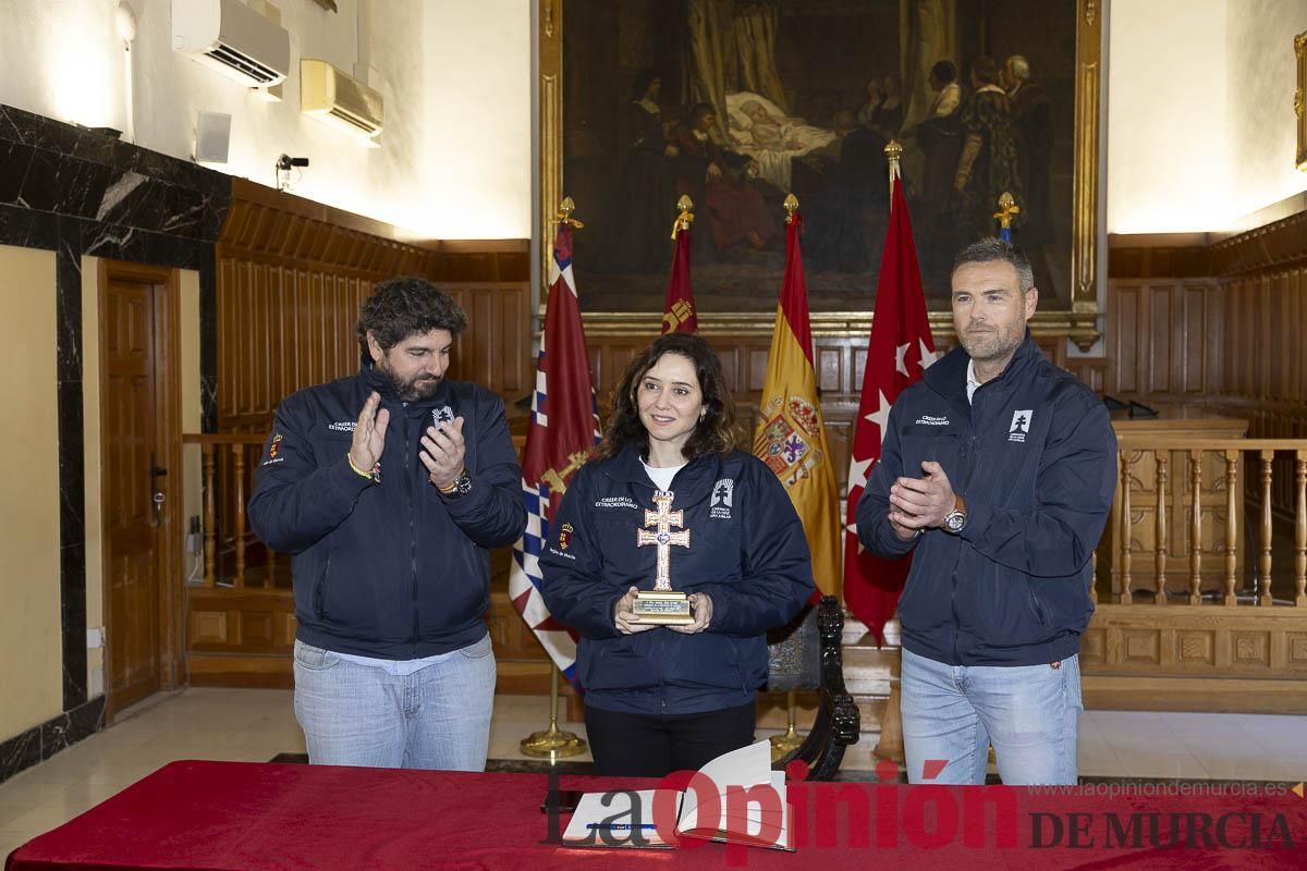 Así ha sido la visita de Isabel Díaz Ayuso a Caravaca de la Cruz