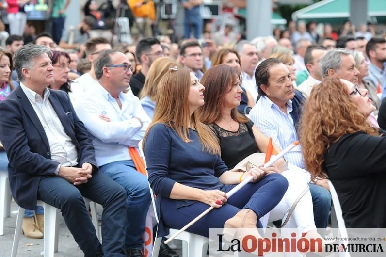 Albert Rivera, líder de Ciudadanos, en Murcia