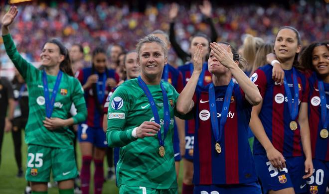 FC Barcelona – Olympique Lyon, la final de la Champions League femenina, en imágenes