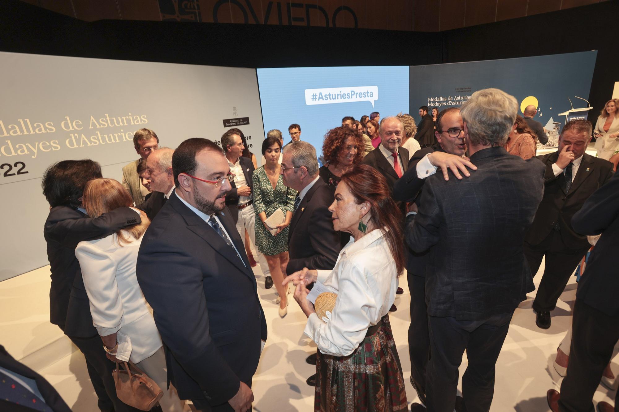 En imágenes: así fue el acto de entrega de las Medallas de Asturias