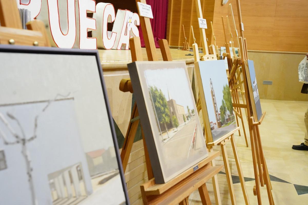 La exposición reúne distintas obras de Miguel Calderón .