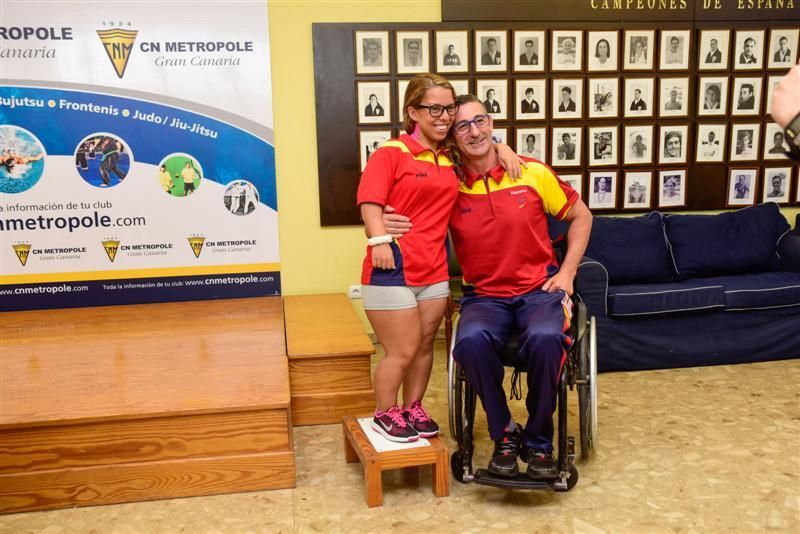 Entrenamiento en el Metropole para los Paralímpico