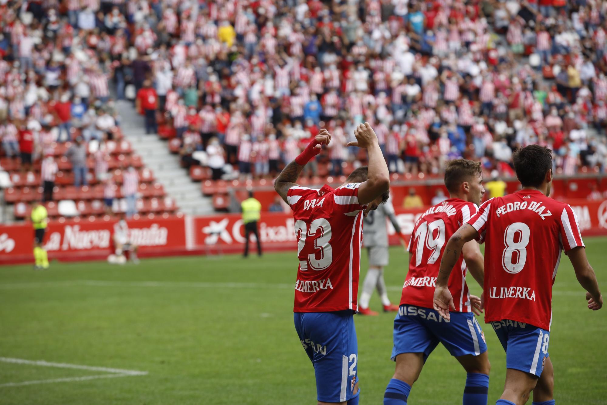 Sporting - Málaga, en imágenes