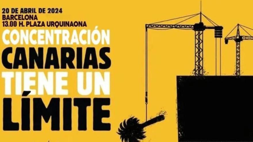 Cartel de la manifestación del 20A en Barcelona