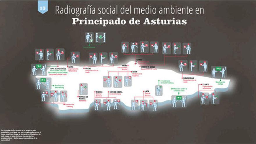 Asturias es la quinta región más contaminada de España, según Greenpace
