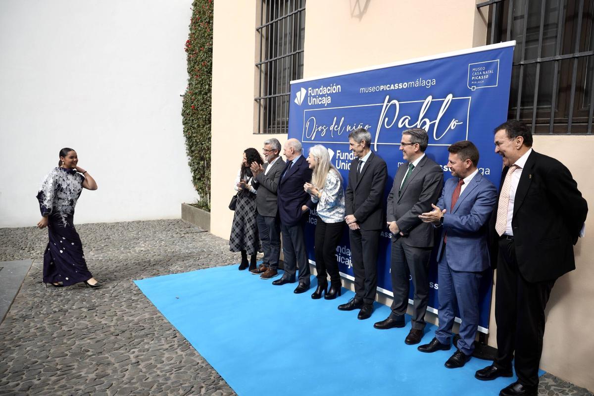 La consejera de Cultura y Deporte, Patricia del Pozo, asiste a la presentación de canción 'Ojos del niño Pablo', interpretada por la cantante Ana Romma, así como al videoclip correspondiente a este tema, vinculado al pintor malagueño