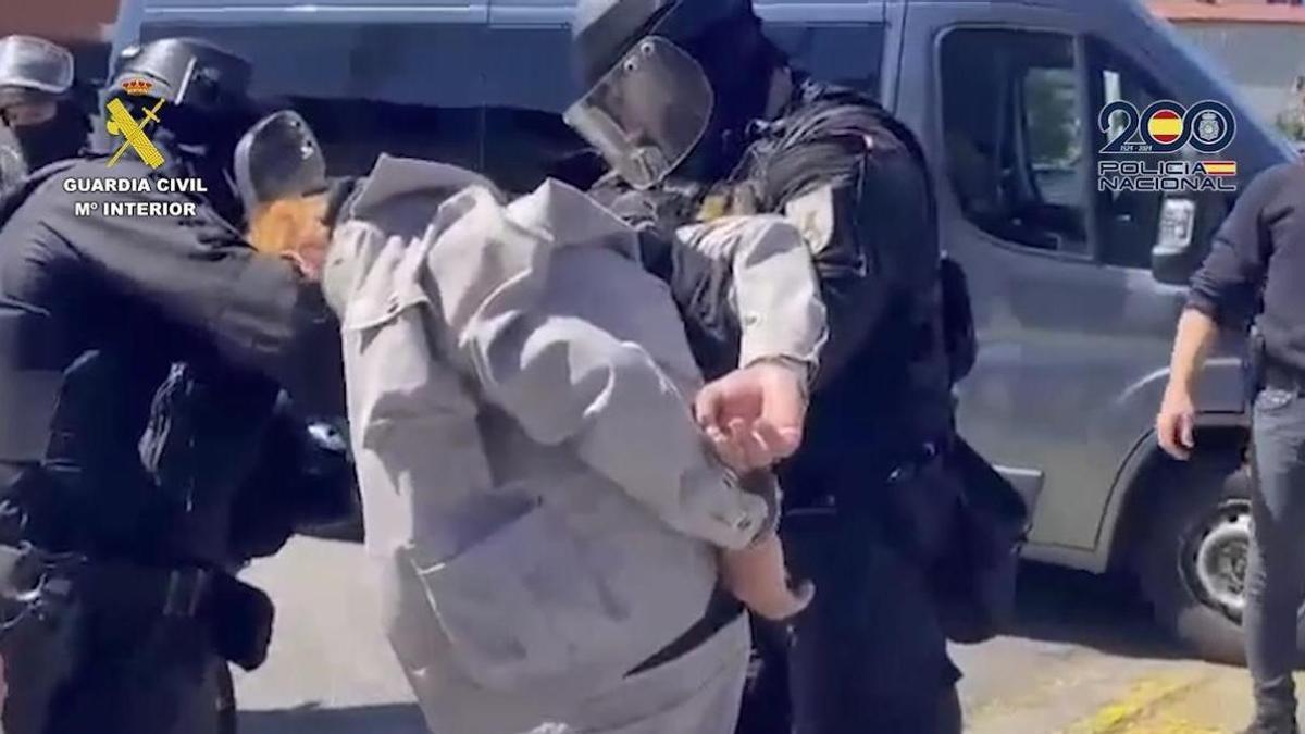Detenidos minutos antes asaltar un banco en Vigo
