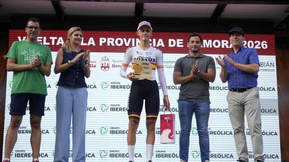 El campeón de España sub 23 no defraudó en la crono de Benavente