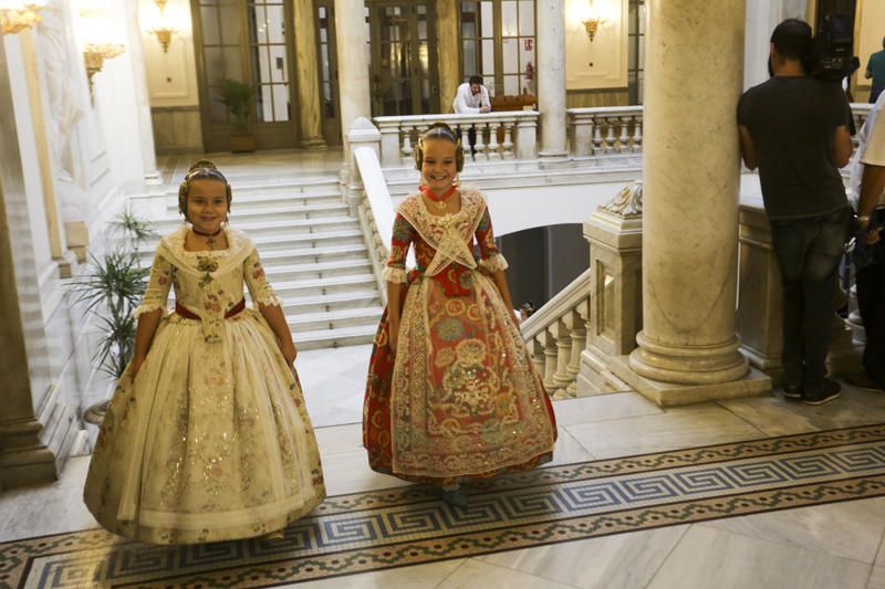 Ensayo de las cortes de honor para el día de la Proclamación