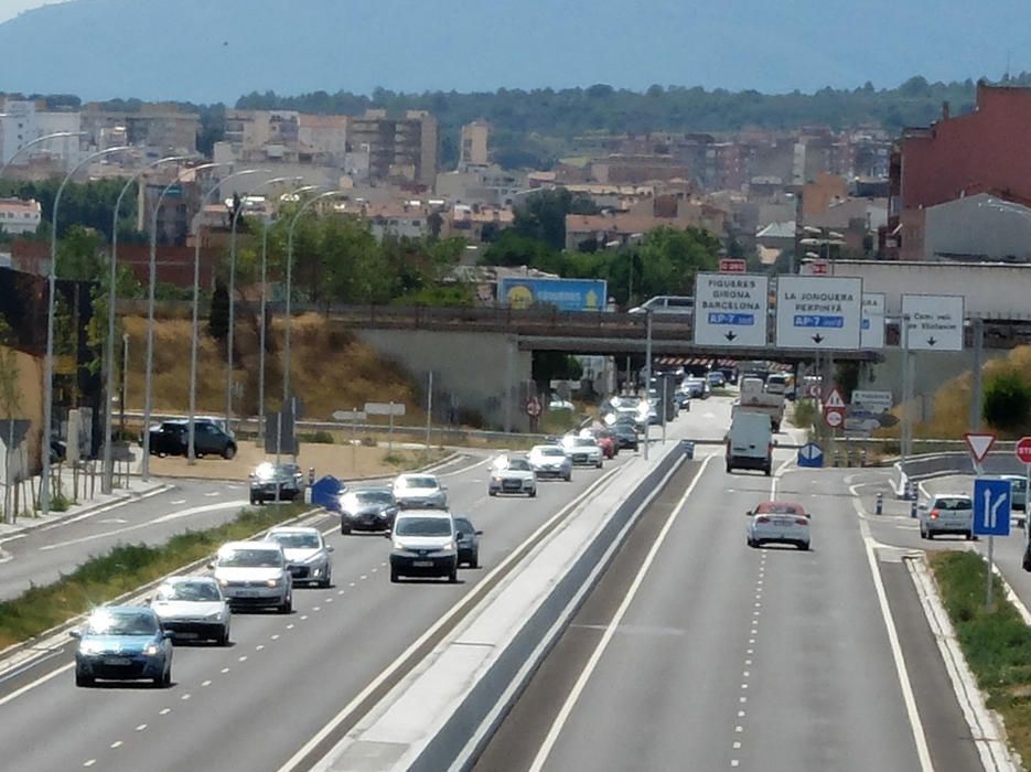 La C-260 desdoblada a Figueres