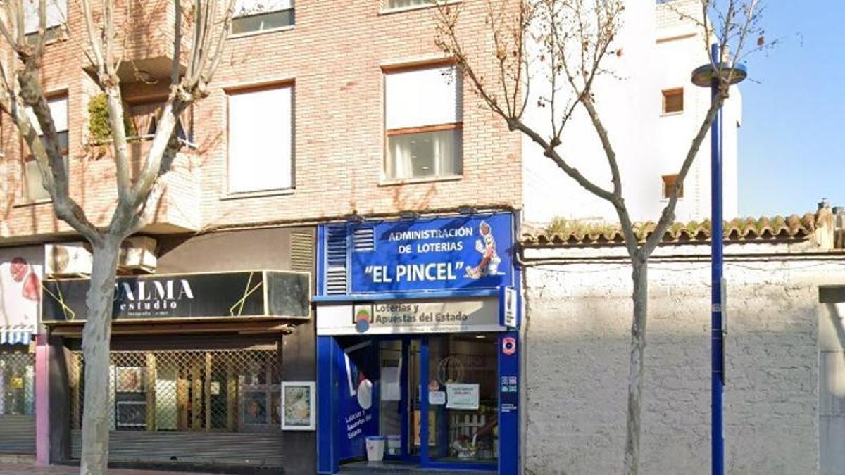 Administración de Loterías número 2, avenida Navarra, Utebo (Zaragoza).