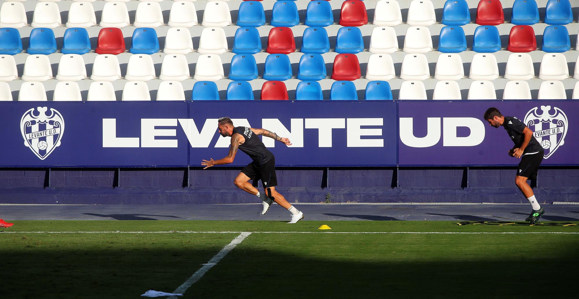 Así ha sido el entrenamiento de hoy del Levante UD