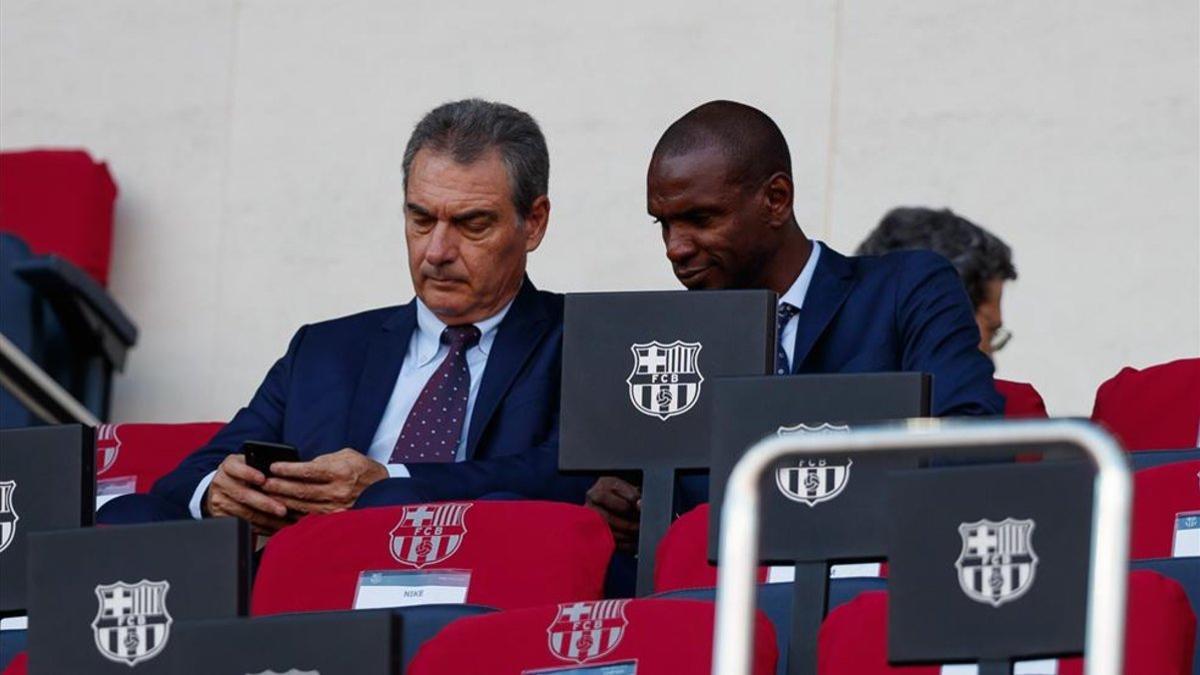 Pep Segura y Eric Abidal