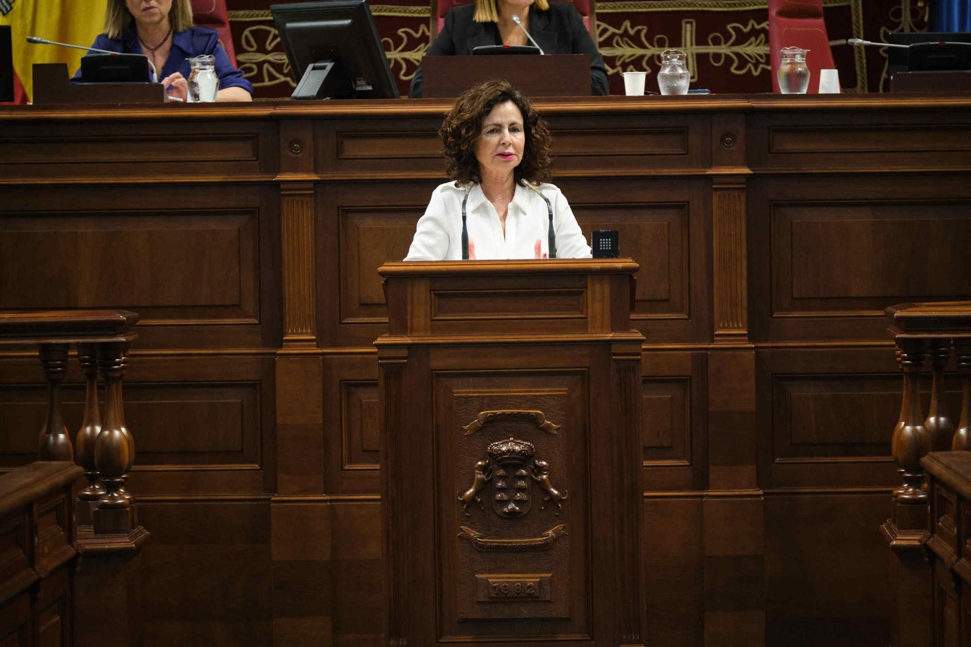 Sesión plenaria del Parlamento de Canarias.