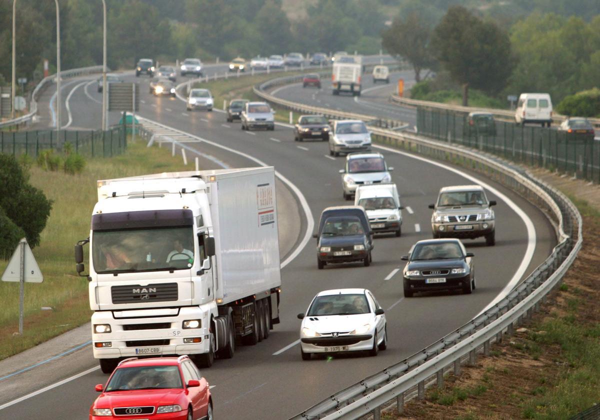 La autopista A7 recorre todo el litoral mediterráneo español.