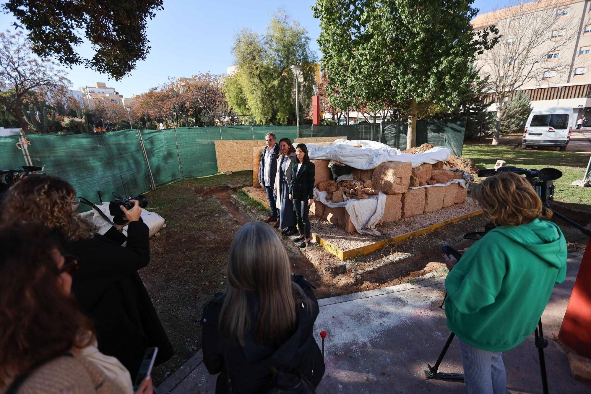 Galería: Comienzan las obras en el mausoleo romano del Parque de la Paz