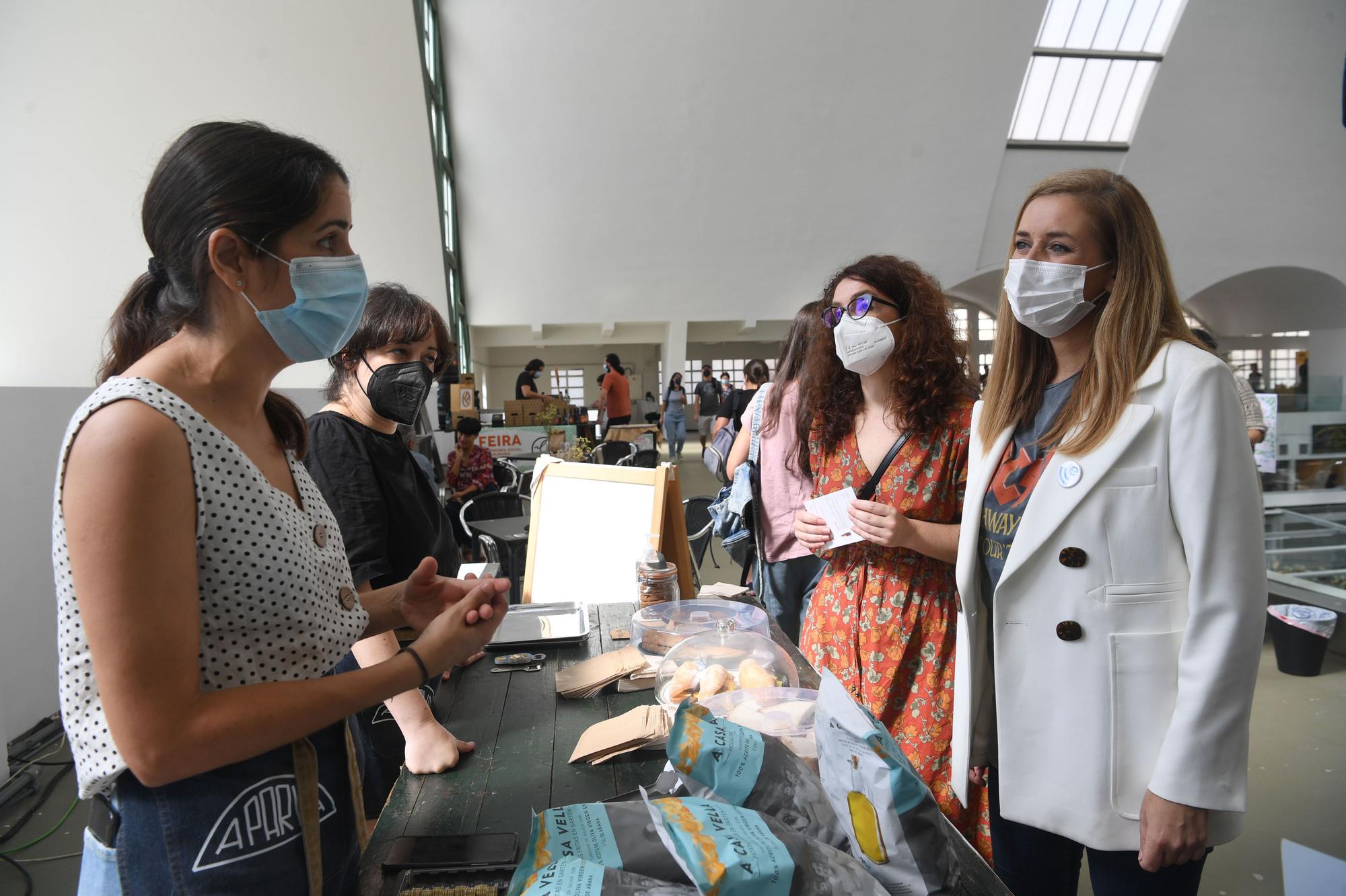 Feira de Economía Social, Solidaria e Sustentable de Ecos do Sur en el mercado de San Agustín