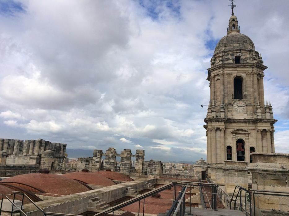 Vistas desde la cubierta de la Catedral de Málaga