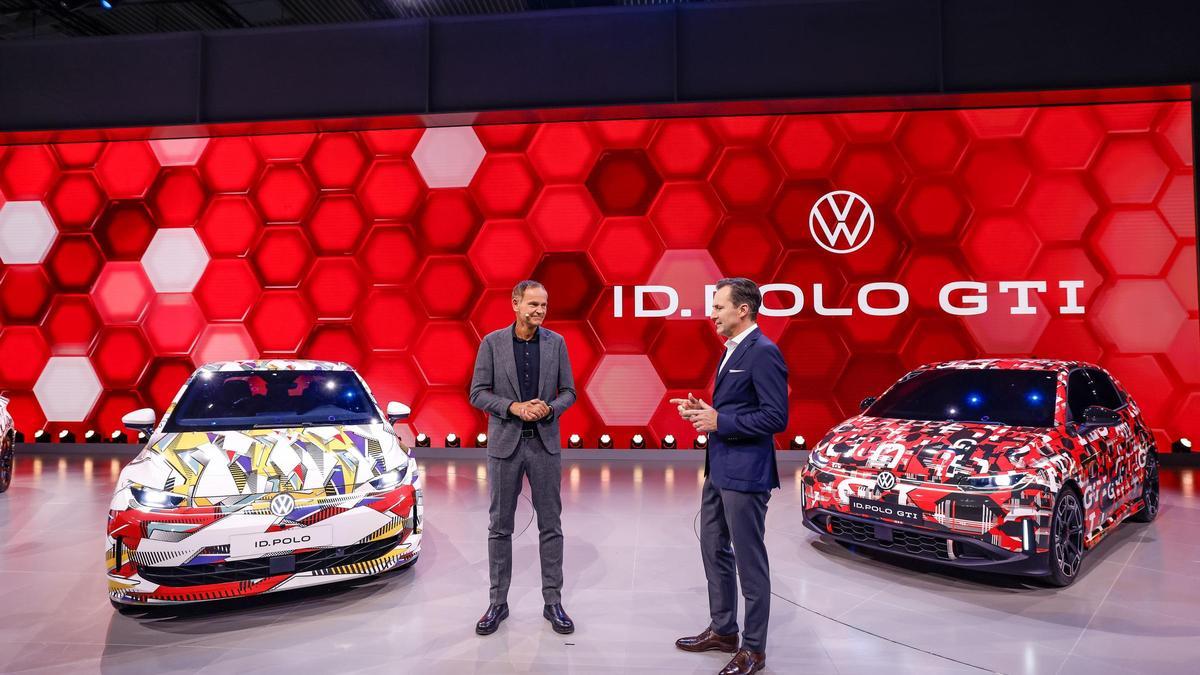 Presentaciòn del ID.Polo, que llevará celdas producidas en Sagunt.